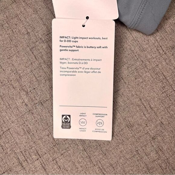 Athleta Elation Sports Bra Strappy Back Light Impact XL 1X Nwt - Picture 7 of 9